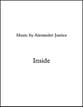 Inside piano sheet music cover